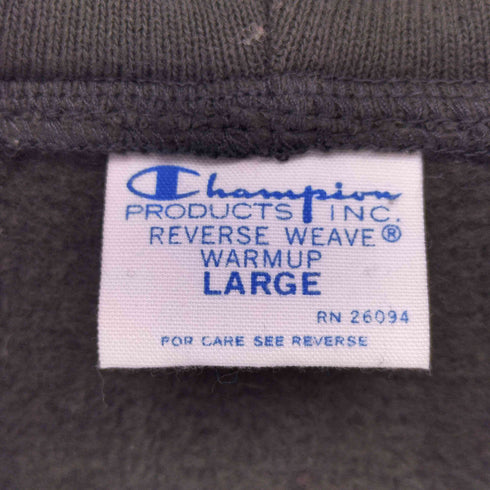 チャンピオン Champion REVERSE WEAVE ロゴプリント ジップアップ パーカー メンズ import:L