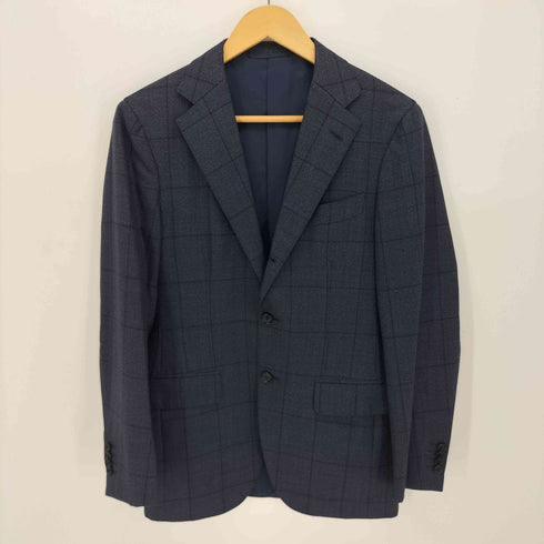 ビームスエフ BEAMS F ウール100 チェック スーツセットアップ メンズ 44