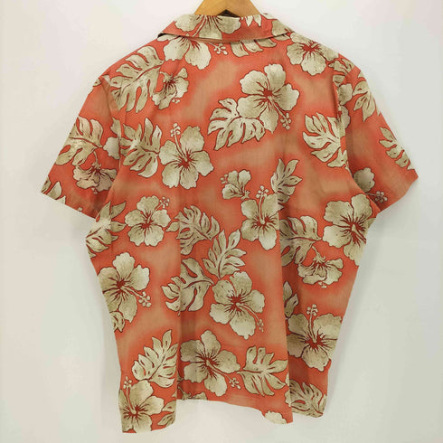 HAWAIIAN RESERVE COLLECTION ハワイ製 ボタニカル アロハ シャツ メンズ import:XL