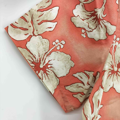 HAWAIIAN RESERVE COLLECTION ハワイ製 ボタニカル アロハ シャツ メンズ import:XL