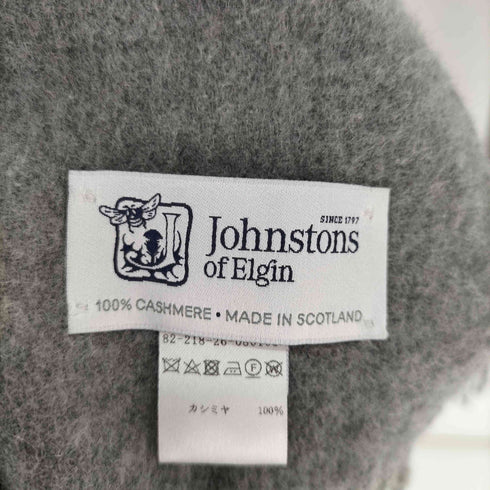 ジョンストンズオブエルガン johnstons of elgin カシミヤ100 マフラー レディース ONE SIZE