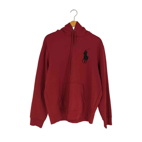 ポロラルフローレン POLO RALPH LAUREN ビッグポニー刺繍 前V プルオーバーパーカー メンズ import:L