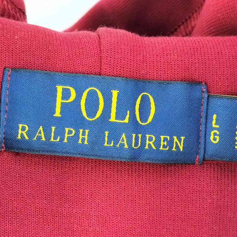 ポロラルフローレン POLO RALPH LAUREN ビッグポニー刺繍 前V プルオーバーパーカー メンズ import:L