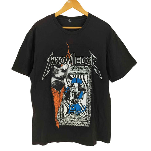 KNOW1EDGE プリント Tシャツ メンズ