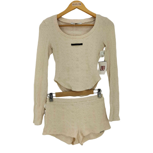 THERED THREAD S cable knit ensemble セットアップ レディース FREE