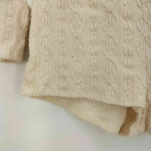 THERED THREAD S cable knit ensemble セットアップ レディース FREE