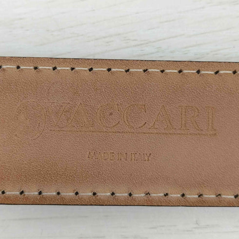 VACCARI レザーバックルベルト メンズ 105/90