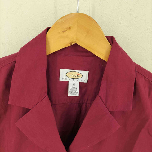 タルボット TALBOTS オープンカラーシャツ レディース 12