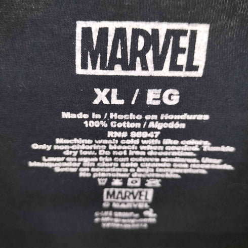 マーベル MARVEL フロントプリント S/S Tシャツ メンズ import:XL