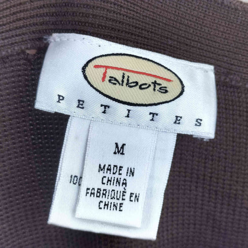 タルボット TALBOTS 90s シルク 半袖ニット レディース M
