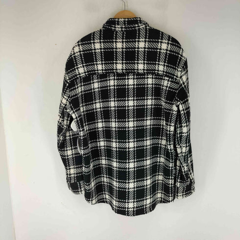 ザラ ZARA チェック柄 ダブルポケットシャツジャケット レディース import:M