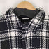 ザラ ZARA チェック柄 ダブルポケットシャツジャケット レディース import:M