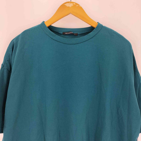 ミズイロインド mizuiro ind スリット S/S クルーネックカットソー レディース