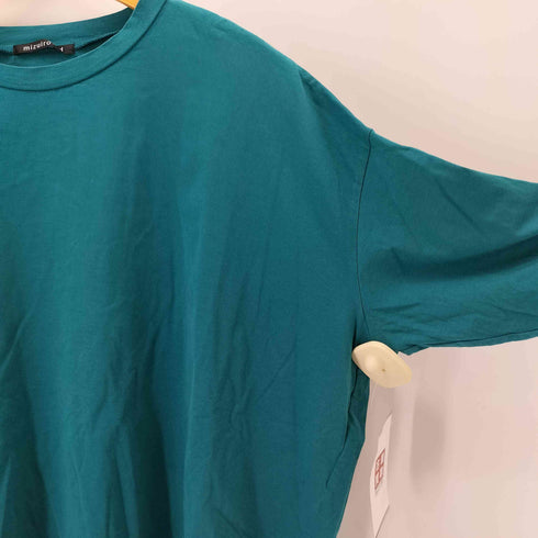 ミズイロインド mizuiro ind スリット S/S クルーネックカットソー レディース