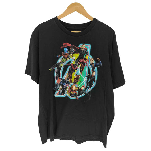 マーベル MARVEL アメコミキャラ集合プリント S/S プリント メンズ import:XL