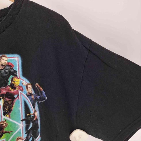 マーベル MARVEL アメコミキャラ集合プリント S/S プリント メンズ import:XL