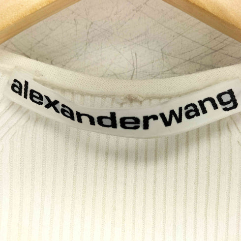 アレキサンダーワン Alexander Wang チェーンディティールリブニット レディース XS