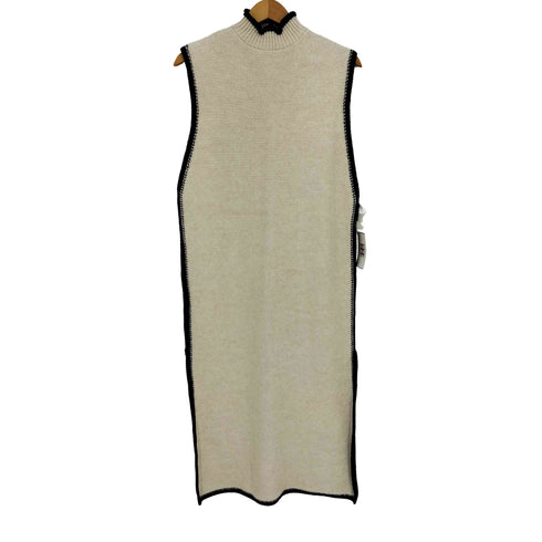 ザラ ZARA コントラストパイピング ニットチュニック レディース import:XS