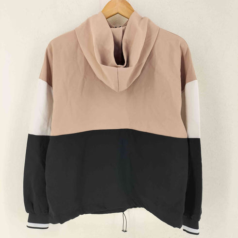 ザラ ZARA ハーフジップ 切替 パーカー レディース XS