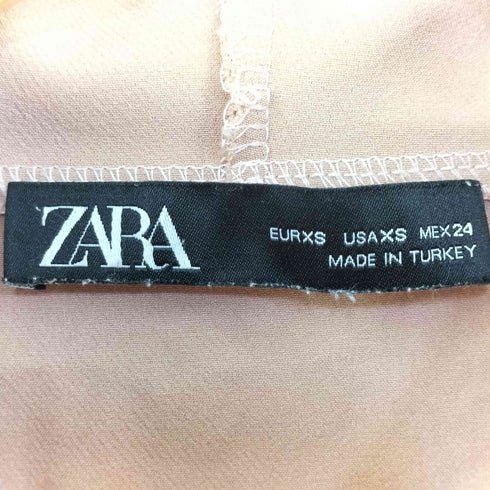 ザラ ZARA ハーフジップ 切替 パーカー レディース XS