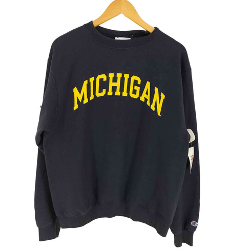 チャンピオン Champion AUTHENTIC ATHLETICWEAR カレッジプリント クルーネックスウェット メンズ import:M