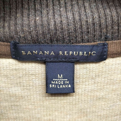 バナナリパブリック BANANA REPUBLIC 00S ハーフジップ プルオーバー スウェット メンズ import:M