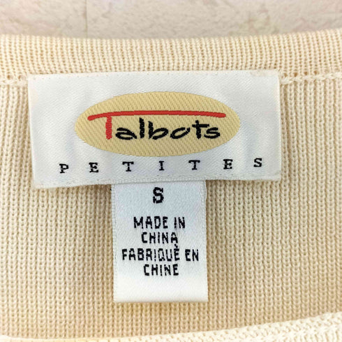タルボット TALBOTS シルク 半袖ニット レディース S