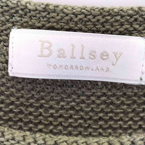 ボールジー BALLSEY ドルマンスリーブメッシュニットトップ レディース