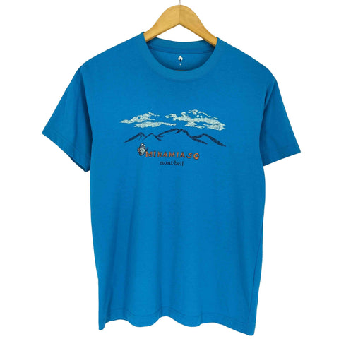 モンベル mont bell MINAMIASO フロントプリントクルーネックTシャツ メンズ S