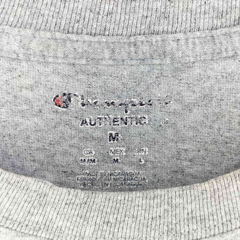 チャンピオン Champion カレッジプリント クルーネックS/S Tシャツ メンズ import:M