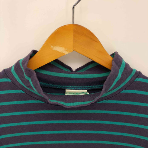 エルエルビーン L.L.Bean 90S ボーダー モックネック L/S Tシャツ メンズ