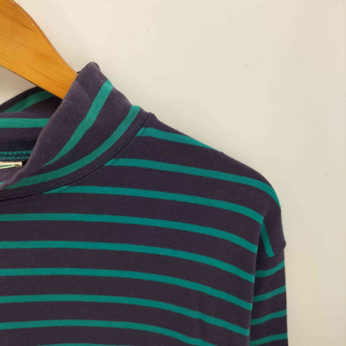 エルエルビーン L.L.Bean 90S ボーダー モックネック L/S Tシャツ メンズ