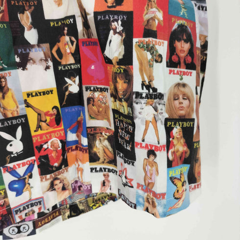 プレイボーイ PLAYBOY S/S 総柄オープンカラーシャツ メンズ