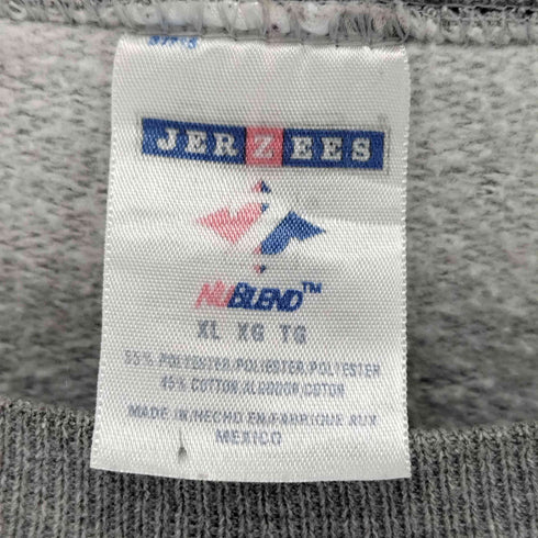 ジャージーズ JERZEES 90s メキシコ製 フロント企業ロゴ スウェット メンズ JPN:XL