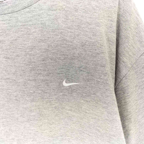 ナイキ NIKE 00S 銀タグ S/S スウッシュ刺繍クルーネックTシャツ メンズ import:XXL