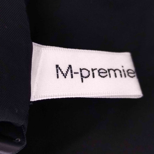 エムプルミエブラック M-premier BLACK 膝丈フレア タックスカート レディース 38