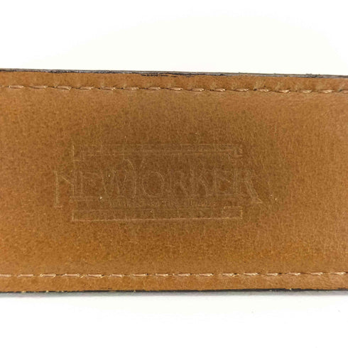 ニューヨーカー NEWYORKER CORDOVAN コードバン レザー ベルト レディース