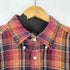 ドッカーズ DOCKERS チェック カットオフ ボタンダウン半袖シャツ メンズ import:L