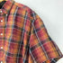 ドッカーズ DOCKERS チェック カットオフ ボタンダウン半袖シャツ メンズ import:L