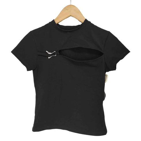 ヘリオットエミル HELIOT EMIL Cut-out t-shirt レディース 34