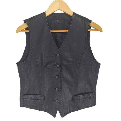 ZAZIE cow leather カウレザーベスト メンズ M