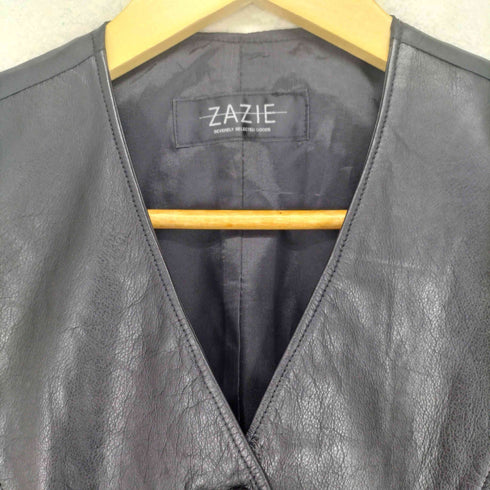 ZAZIE cow leather カウレザーベスト メンズ M