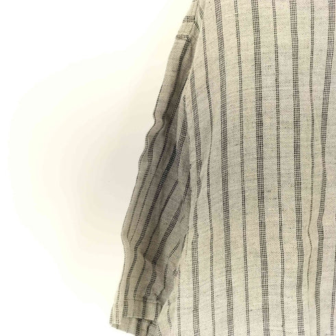 ネストローブコンフェクト nest Robe CONFECT 24ss リネンストライプ カバーオールシャツ メンズ 4