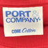 ポートアンドカンパニー PORT and COMPANY ロゴプリントクルーネックTシャツ メンズ