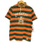 ポロバイラルフローレン Polo by RALPH LAUREN CUSTOM FIT カスタムフィット ボーダー柄 フロントプリント ポロシャツ メンズ import:S