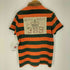 ポロバイラルフローレン Polo by RALPH LAUREN CUSTOM FIT カスタムフィット ボーダー柄 フロントプリント ポロシャツ メンズ import:S