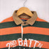 ポロバイラルフローレン Polo by RALPH LAUREN CUSTOM FIT カスタムフィット ボーダー柄 フロントプリント ポロシャツ メンズ import:S