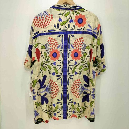 Wax London レーヨン オープンカラー シャツ アロハシャツ メンズ import:XL