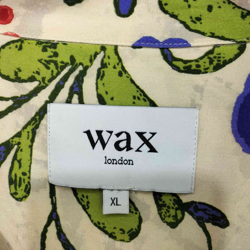 Wax London レーヨン オープンカラー シャツ アロハシャツ メンズ import:XL