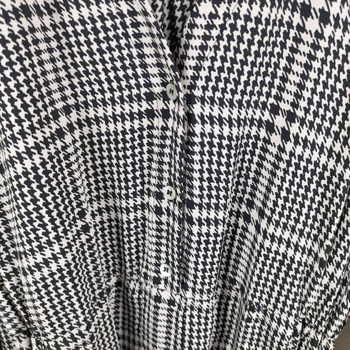 ザラ ZARA ボウタイ ベルテッド ワンピース レディース import:S